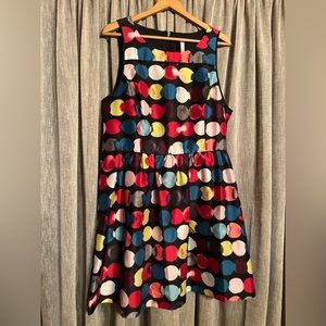 Kensie Multicolor Polka Dot Dress